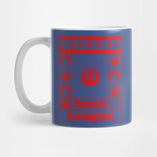 Izzet League | Wizard | MTG Guild Red on Blue Design Mug